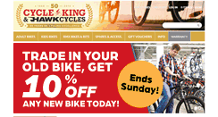 Desktop Screenshot of cycleking.co.uk